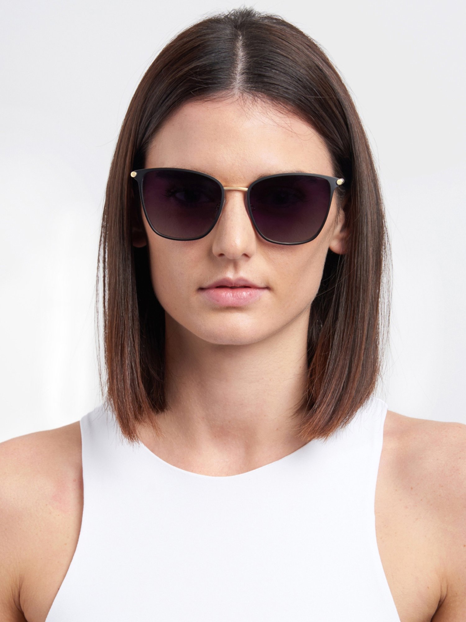 CAROLINA HERRERA 205085RHL569O Grey Square Sunglasses