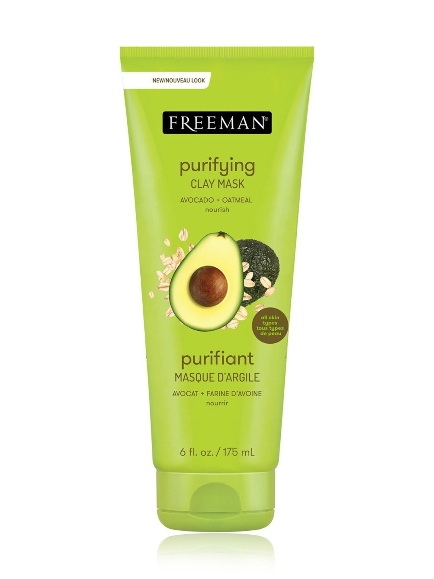 FREEMAN Avocado & Oatmeal Purifying Clay Mask -175 ml