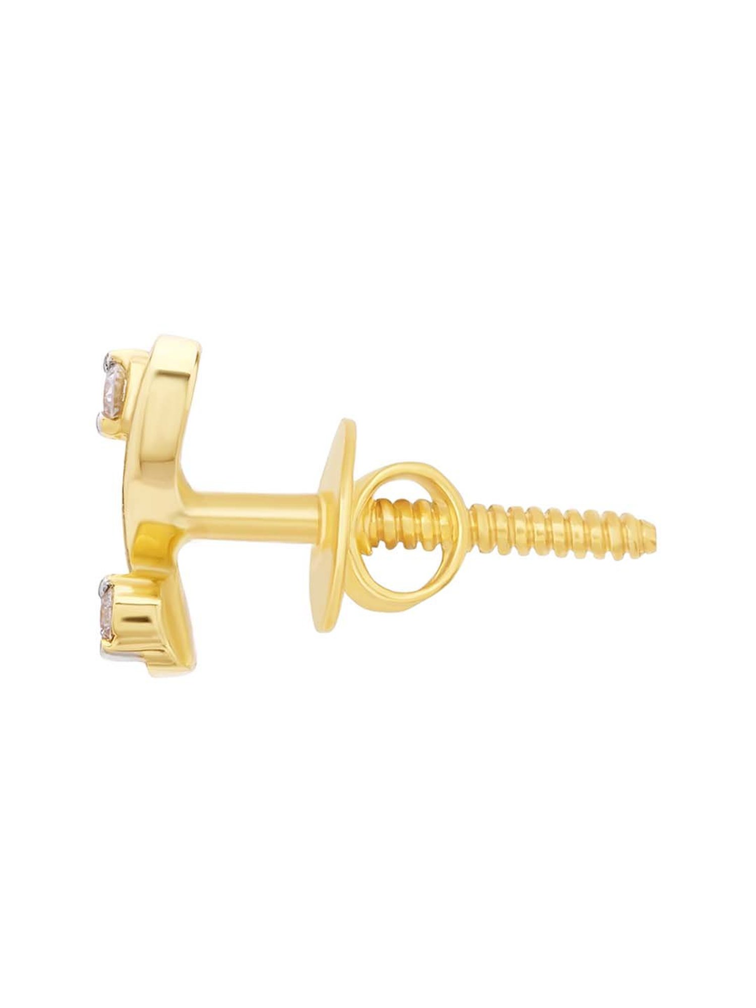 Waman Hari Pethe Jewellers 18k Gold & Diamond Earrings for Women