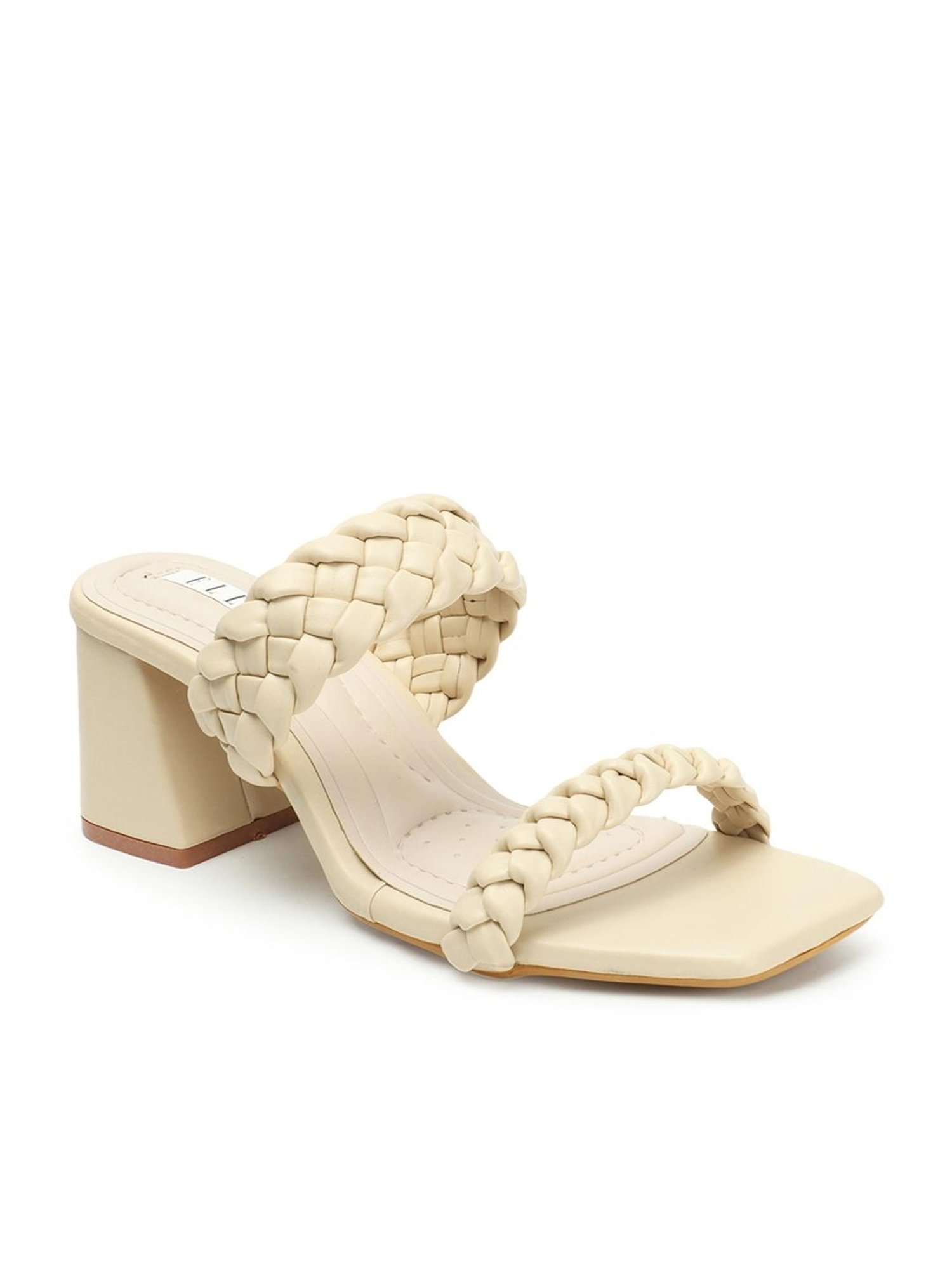 Elle Women's Beige Casual Sandals