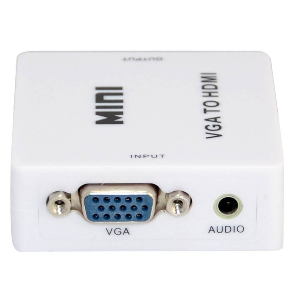 Topwin VGA to HDMI HD HDTV Video Converter Box Adapter for PC Laptop DVD