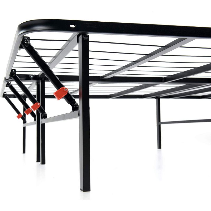 Classic Brands Hercules 14 Inch Modern Style Metal Platform Mattress Foundation Bed Frame with 14-Inch Legs and No Box Spring Required, Black, King