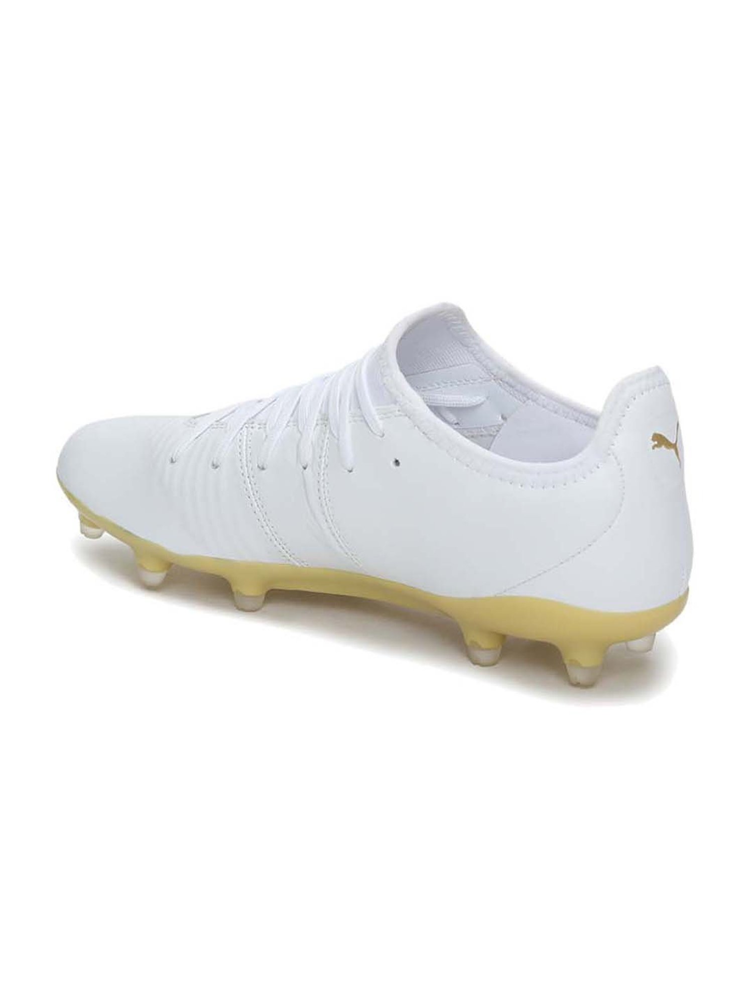 Puma Men's KING Pro FG White Football Shoes