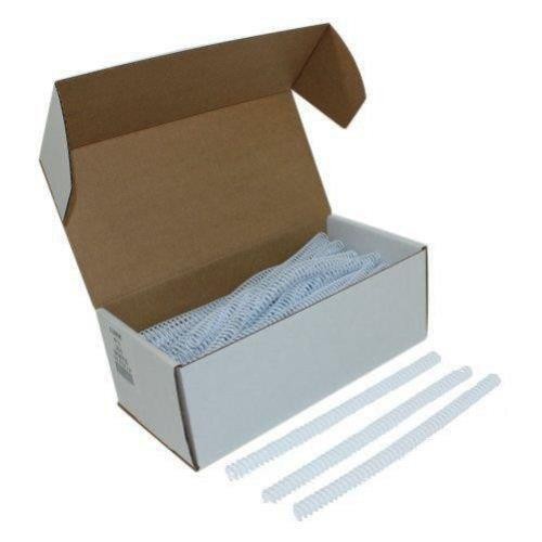 13mm White 4:1 Pitch Spiral Binding Coil - 100pk MyBinding P101-13-12 White