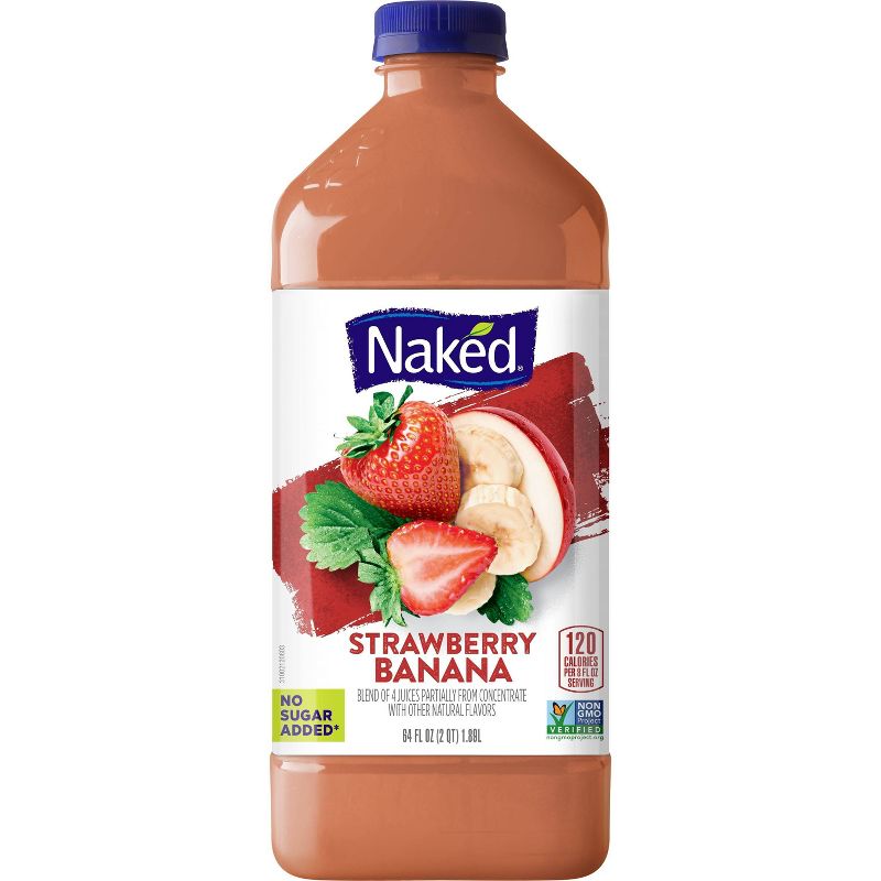 Naked Juice Smoothie Strawberry Banana 64oz