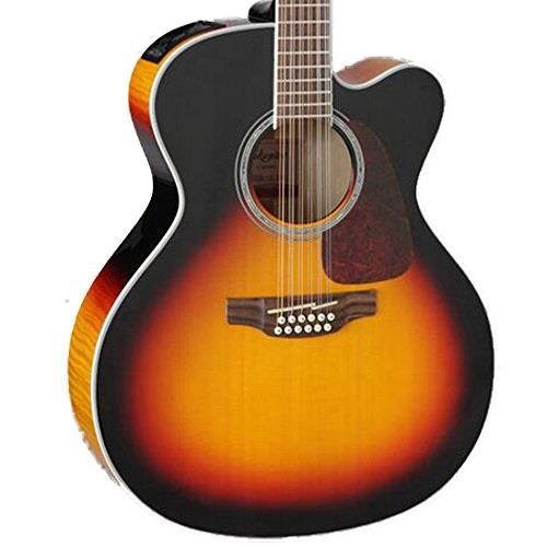 takamine gj72ce12bsb jumbo cutaway 12string acousticelectric guitar