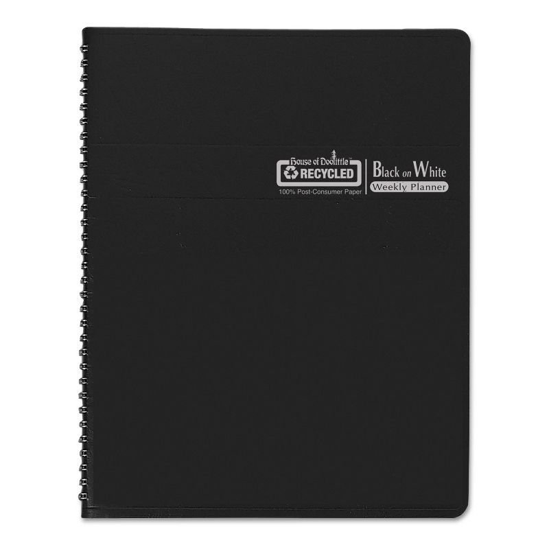 House of Doolittle Weekly Planner with Black and White Photos 11 x 8 1/2 Black 2020 217102