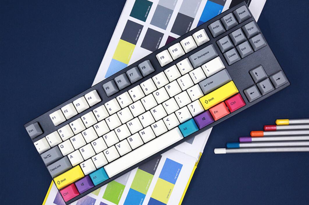 2, 60% Wired/Wireless Mechanical Keyboard (Kailh Box Brown Switch/White Case) - Full Keys Programmable - True RGB Backlit - Tap Arrow Keys - Double Shot PBT Keycaps - NKRO - 1900mAh Battery