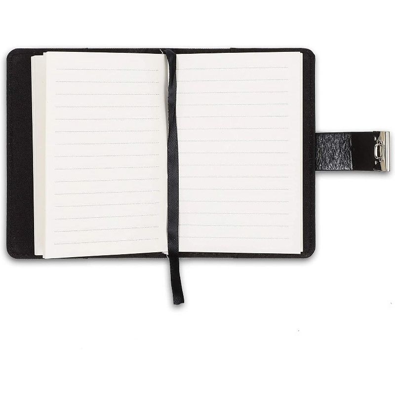 Paper Junkie Diary with Password Lock, Fabric Hardcover Notebook Journal with Lined Pages (4" x 5.75" x 1.2")