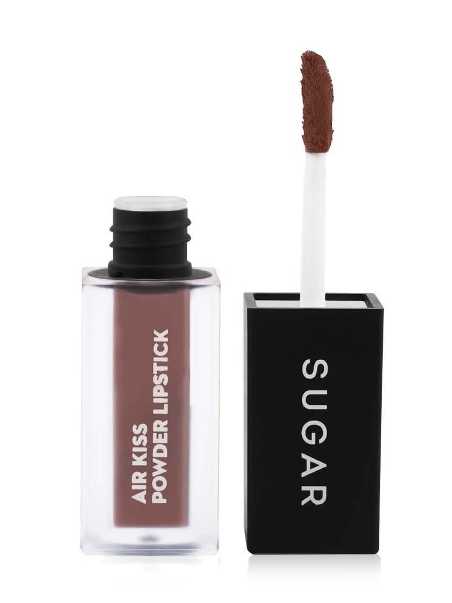 SUGAR Cosmetics Air Kiss Powder Lipstick - 01 Mocha Mousse - 2 gm