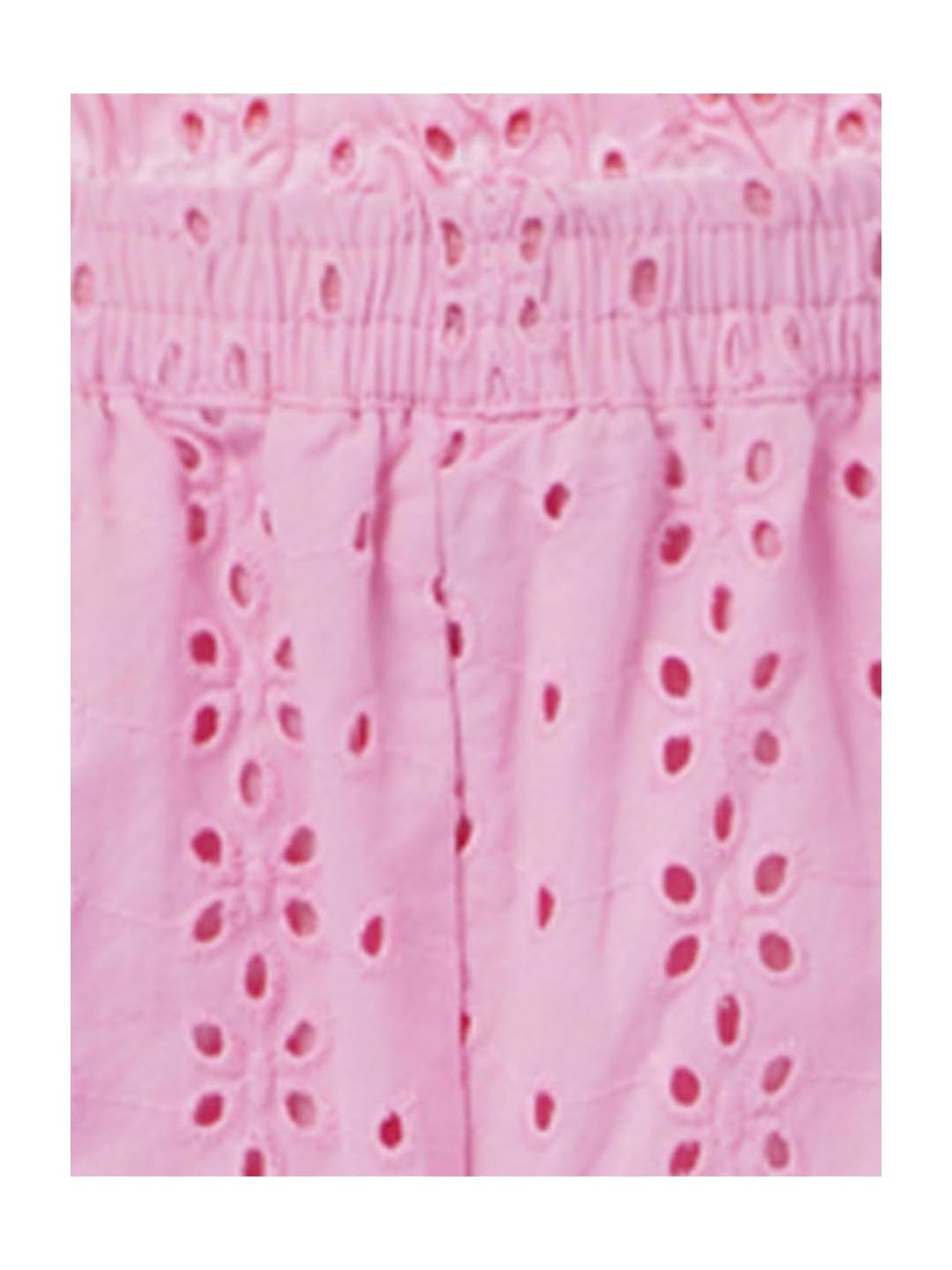 KIDS ONLY Pink Self Design Shorts