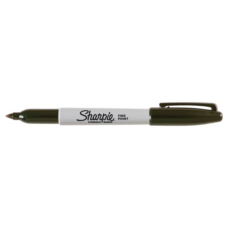 Sharpie Fine Tip Permanent Markers, Black, 2ct
