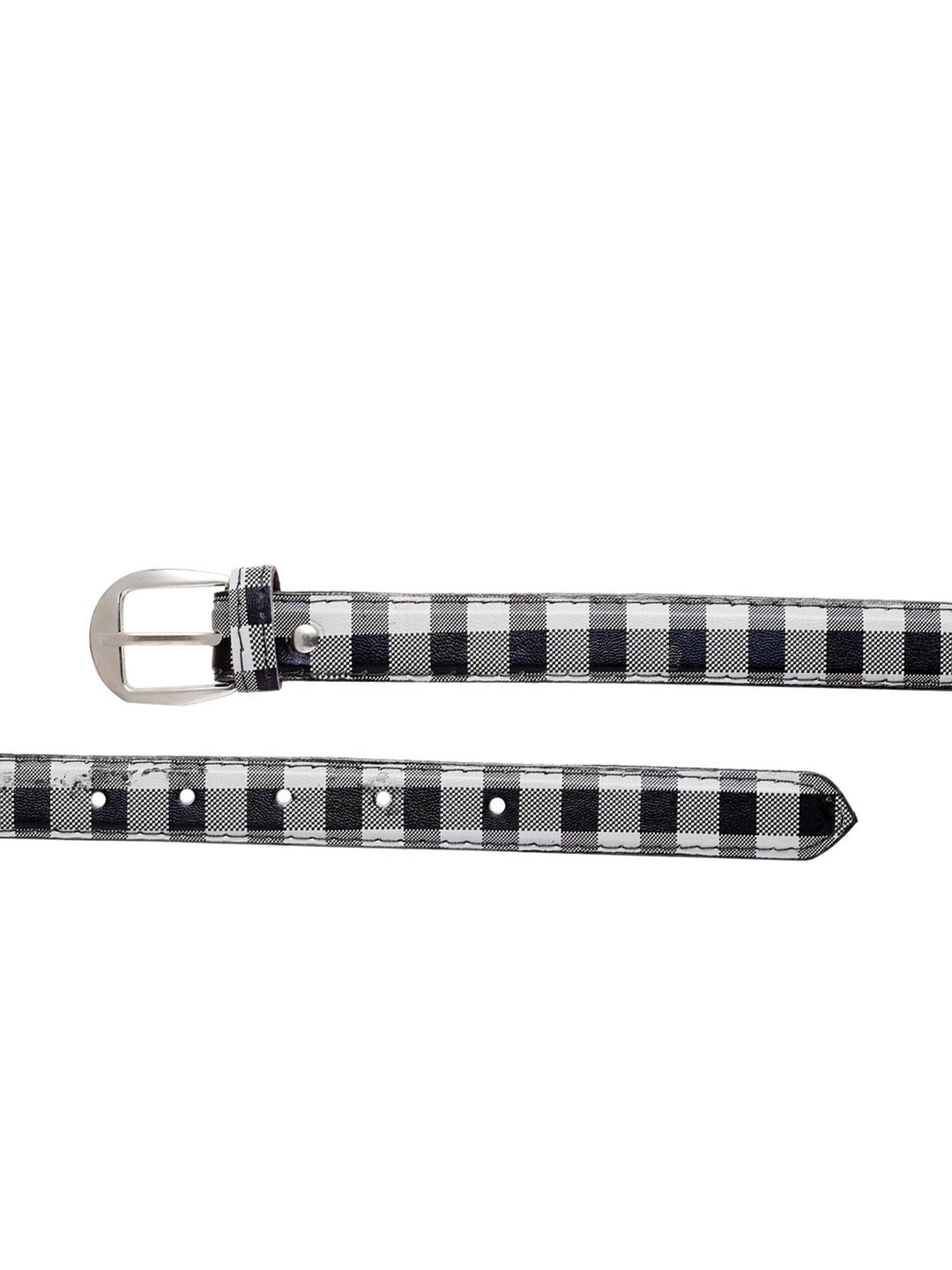 Apsis Black PU Waist Belt for Women