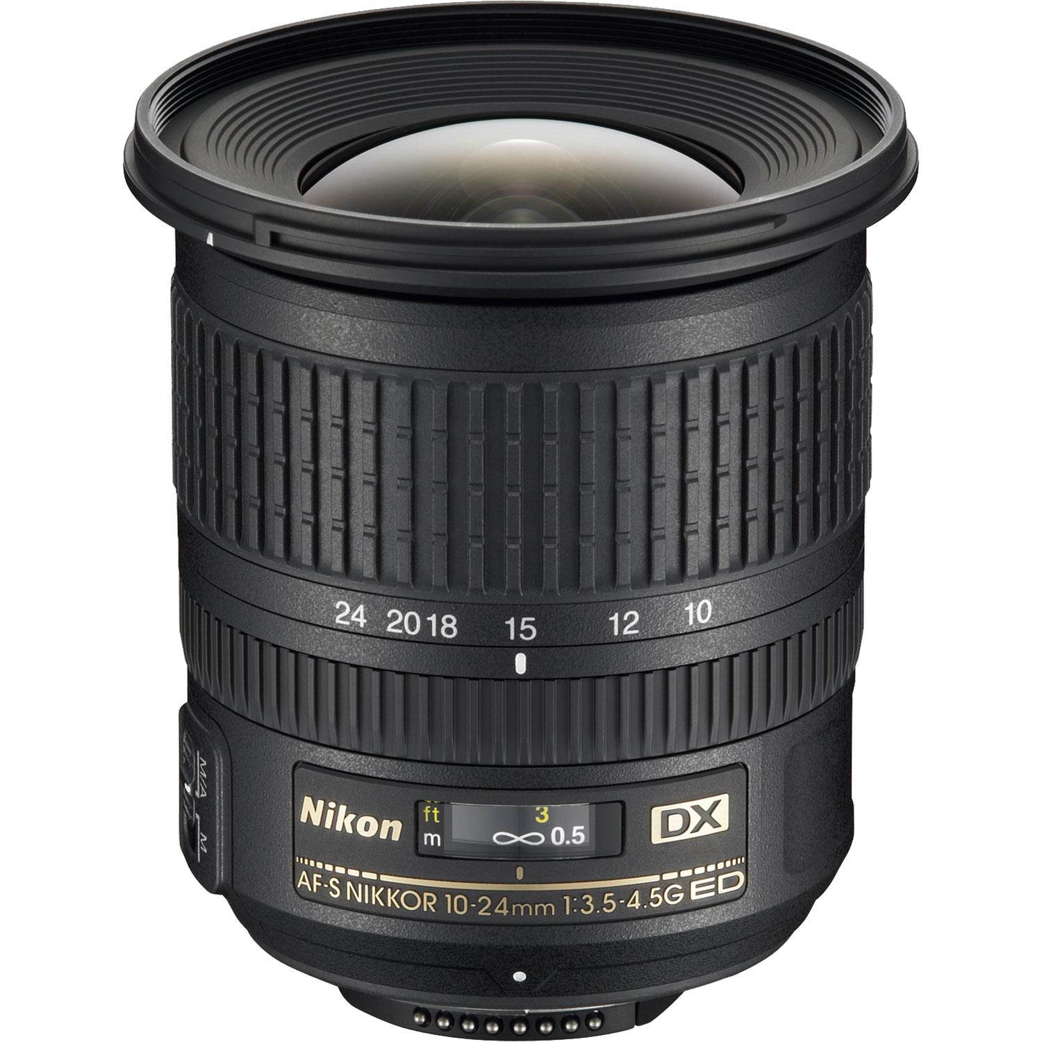 Nikon AF-S DX 10-24MM F/3.5-4.5G ED Nikkor Lens for Nikon Digital SLR Cameras
