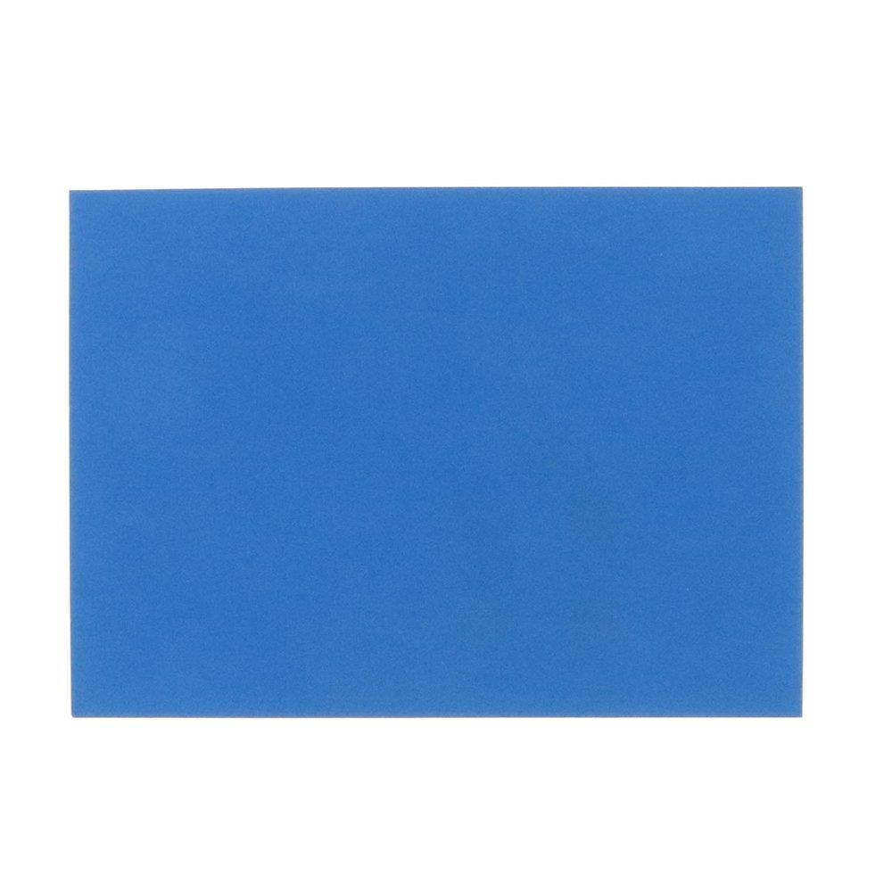JAM Paper Flat Note Cards - 4 5/8" x 6 1/4" - Blue Linen - 100/pack