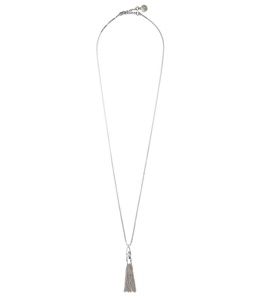 Vince Camuto Long Chain-Tasseled Necklace