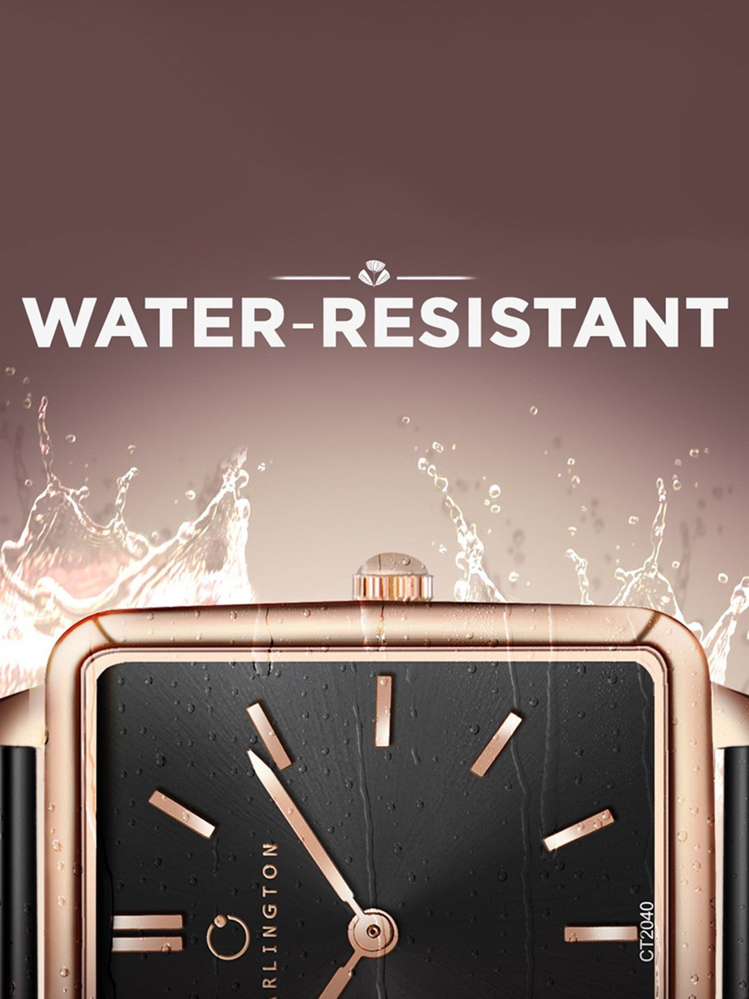 Carlington Iconic 2040 Black Analog Watch for Women