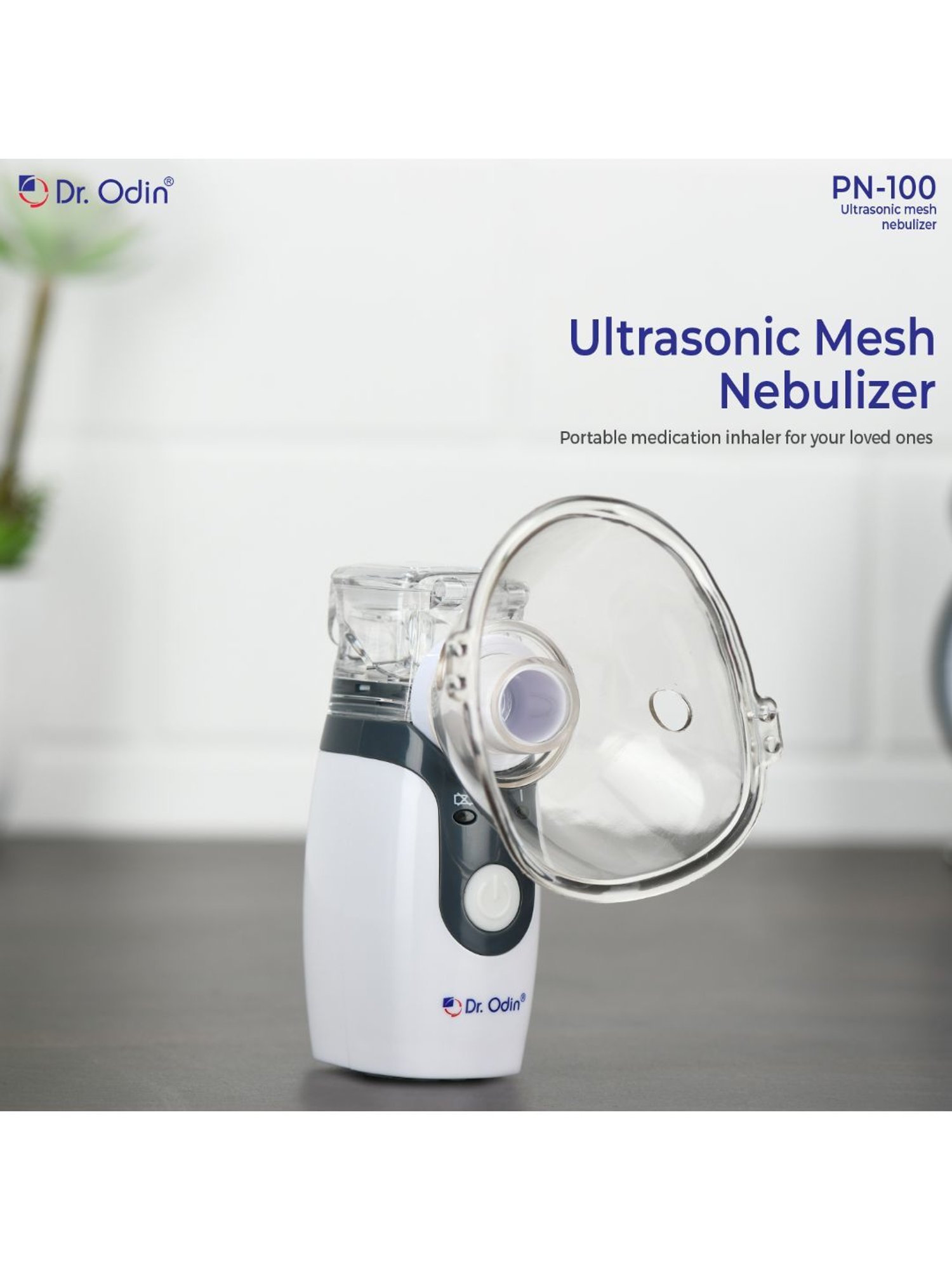 Dr. Odin PN100 Portable Mesh Nebulizer (White)