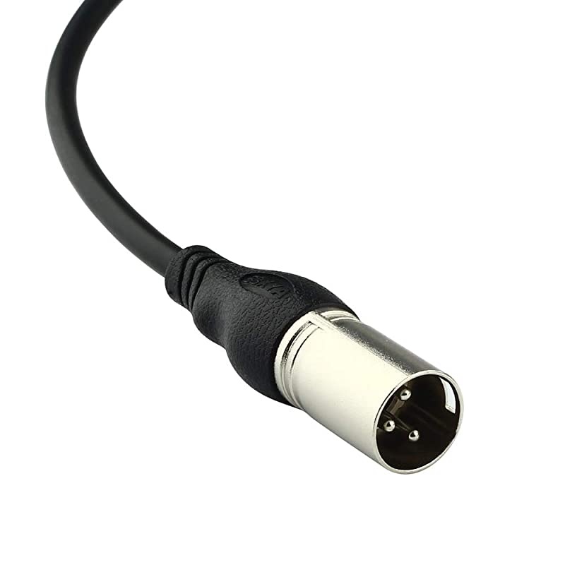 100Ft XLR Microphone Cables 2 Packs - Premium Balanced Mic Speaker Cable with 3 Pins XLR Male to Female 100 Feet, Black