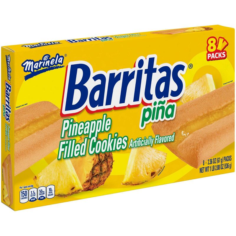 Marinela Barritas Pina Pineapple Bars - 8ct