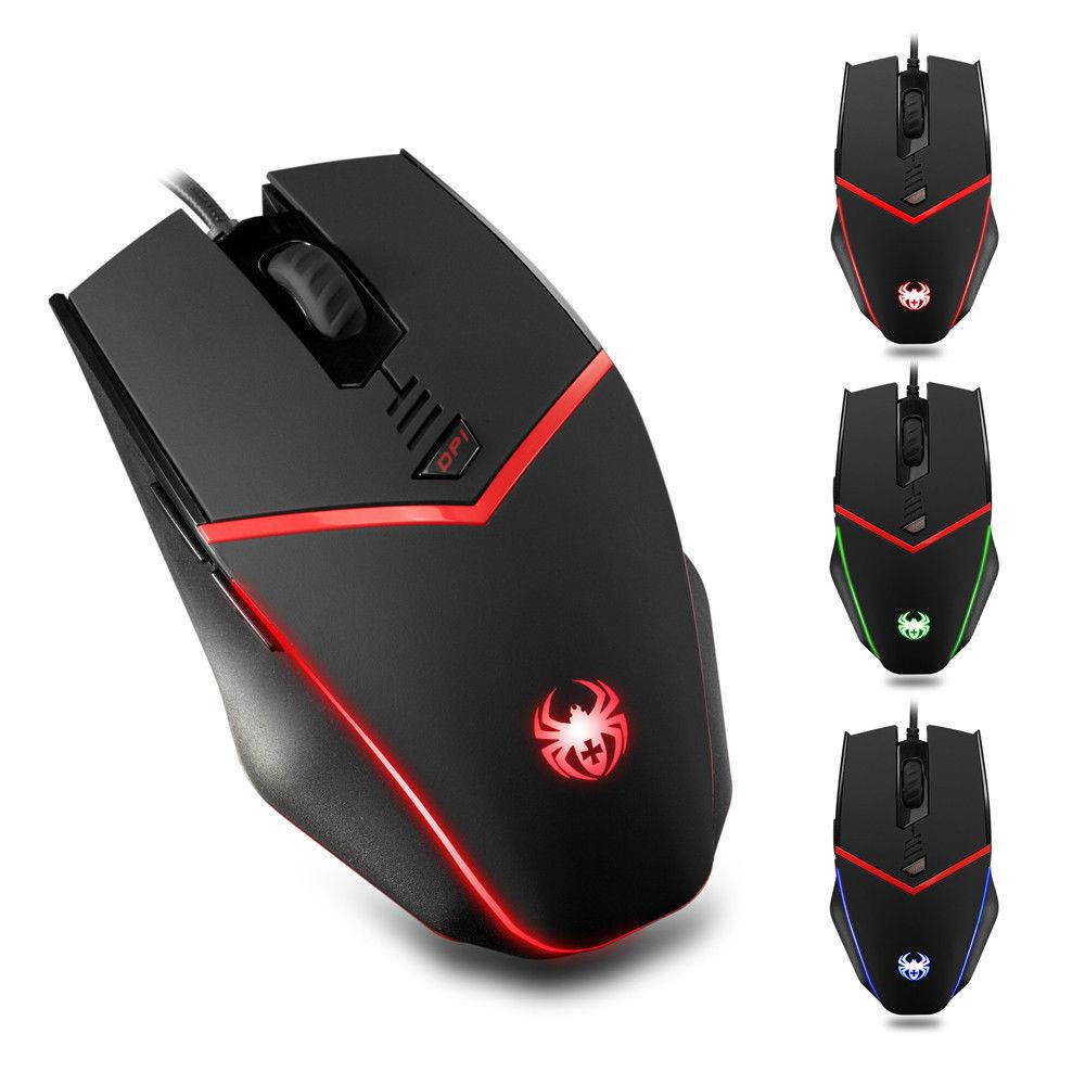 ZELOTES C-13 3200DPI 6D Wired Gaming Mouse LED Optical Mouse Mice For PC Laptop
