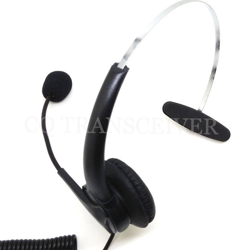 CQtransceiver Hands Free Landline Telemarketing Call Center Headset with Mic for Plantronics Telephones A100 S10 S11