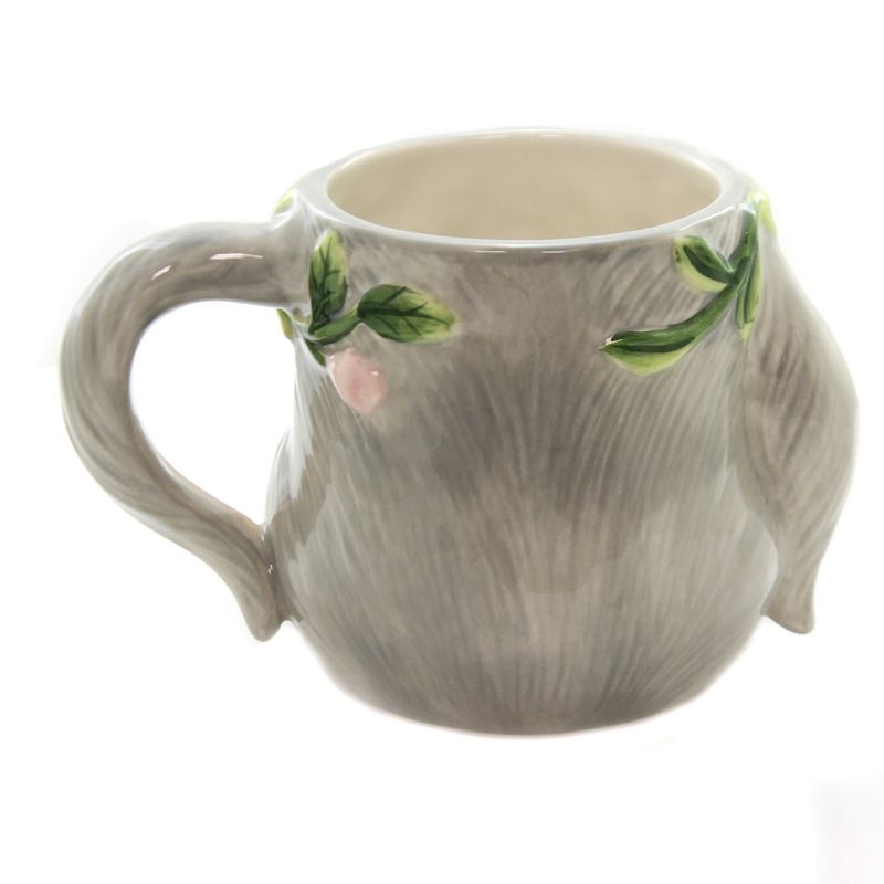 Tabletop 4.0" Sweet Bunny 18 Oz Coffee Mug Easter Floral Lop Eared Certified International  -  Drinkware