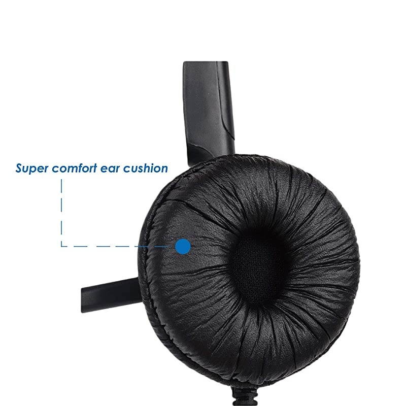 Monaural Headset with Microphne RJ9 Plug for Cisco IP Phones 794X 796X 797X 69XX Series and 881188418851886189418945896199519971 etc