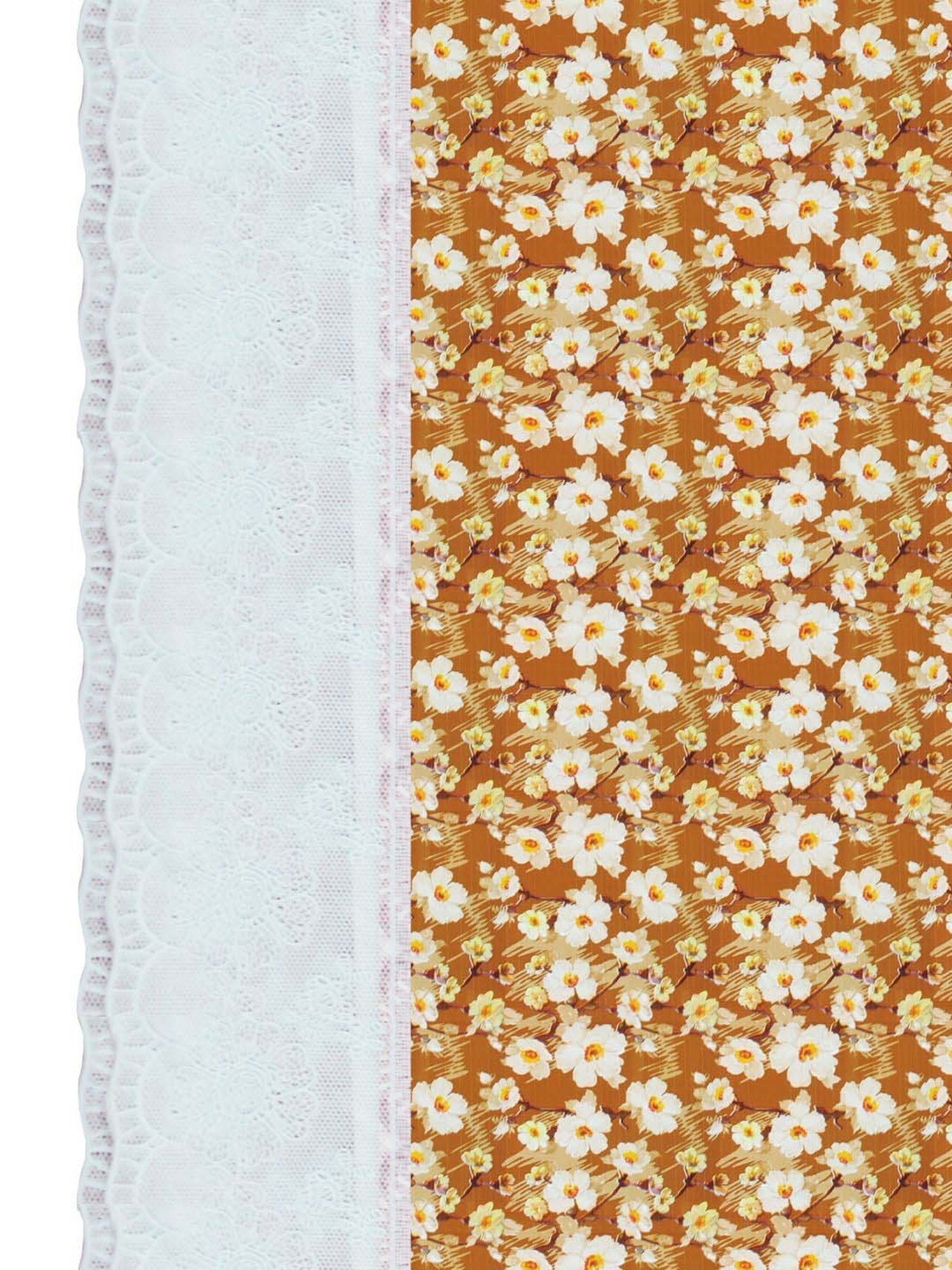 Bianca Classic Clear Brown Pvc 4 Seater Table Cloth