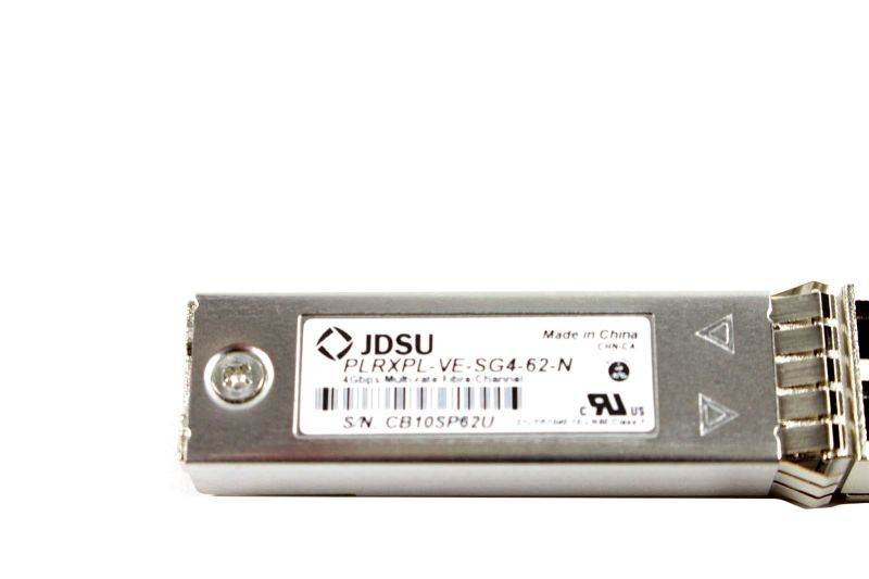 Lot of 4 New JDSU PLRXPL-VE-SG4-62-N 4Gb Multi Rate Fibre Channel SFP Tranceiver 4RD54