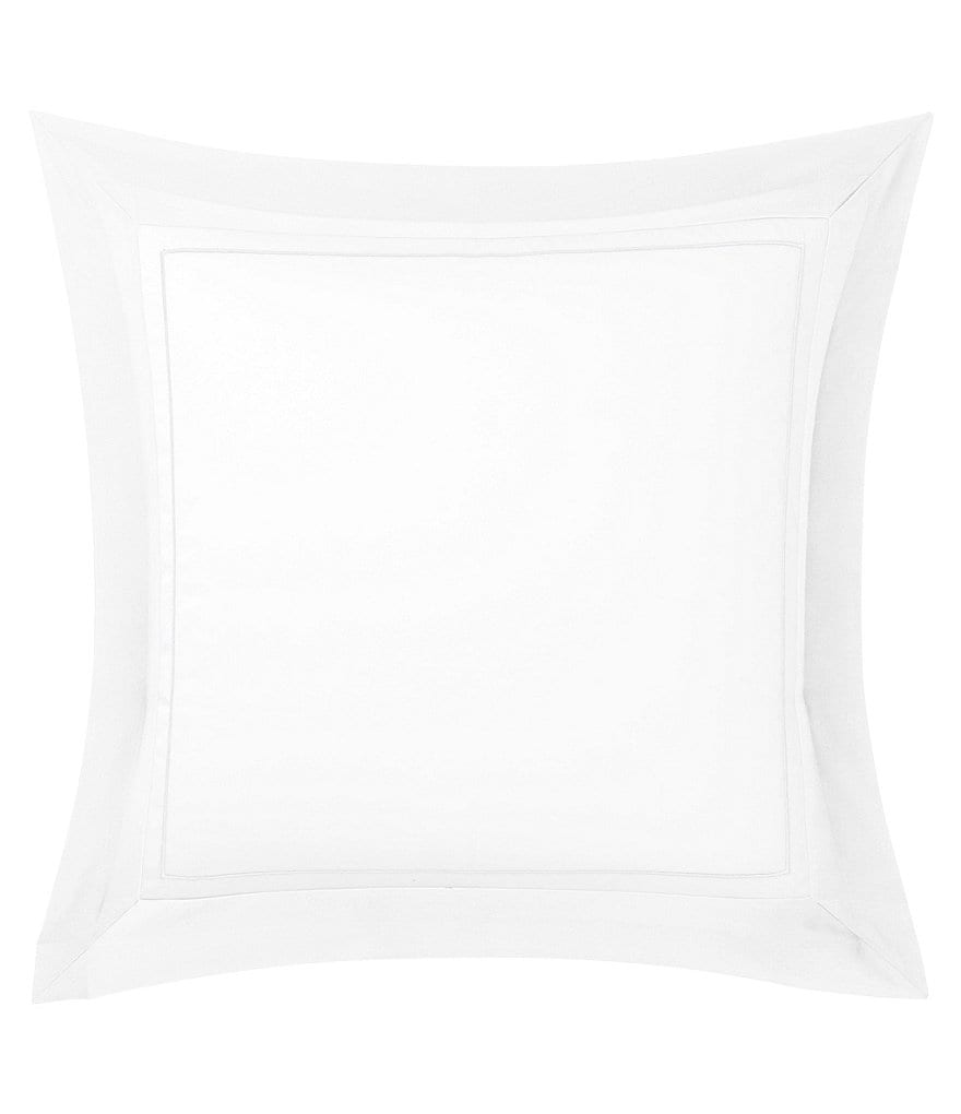 Yves Delorme Lutece Embroidered Cotton Sateen Euro Sham