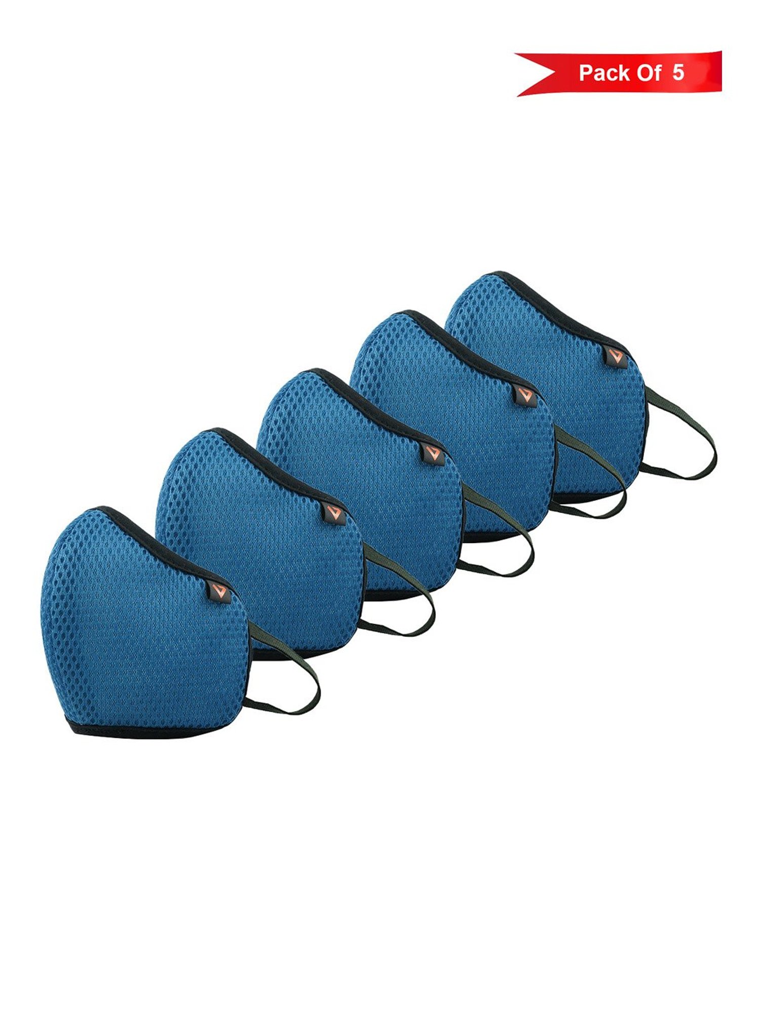 The Vertical Reusable 5 Layered Outdoor Face Masks - Pack of 5