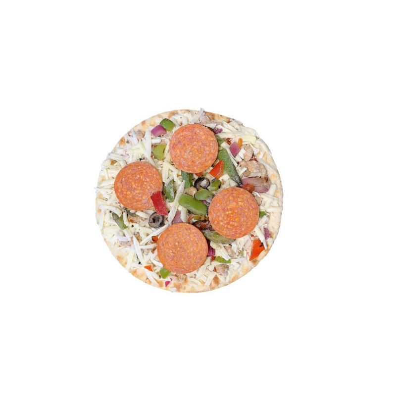 Bellatoria Personal Size Thin Crust Supreme Frozen Pizza - 7.8oz