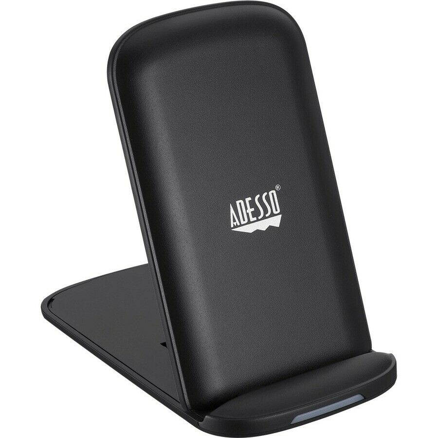 Adesso 10W Max Qi-Certied 2 Coils Wireless Charging Foldable Stand