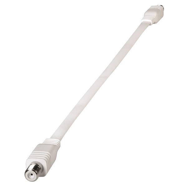 Flat Coax Extension Cable, 18 In.