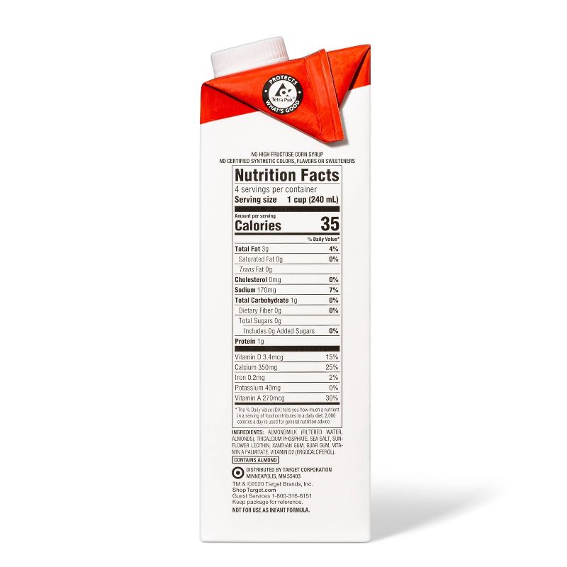Unsweetened Almond Milk - 32oz - Good & Gather™
