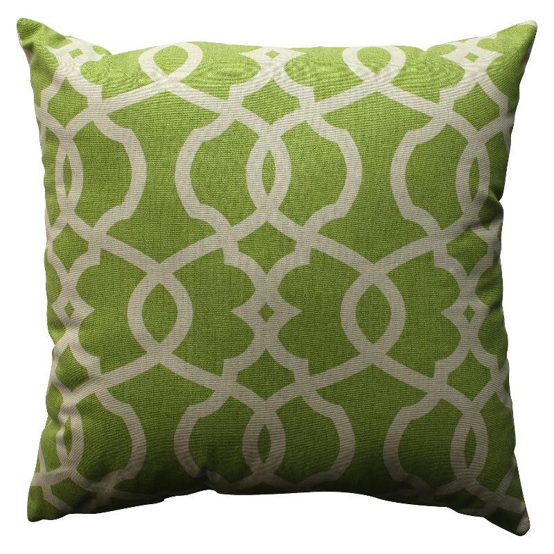 Green Emory Throw Pillow 18"x18" - Pillow Perfect