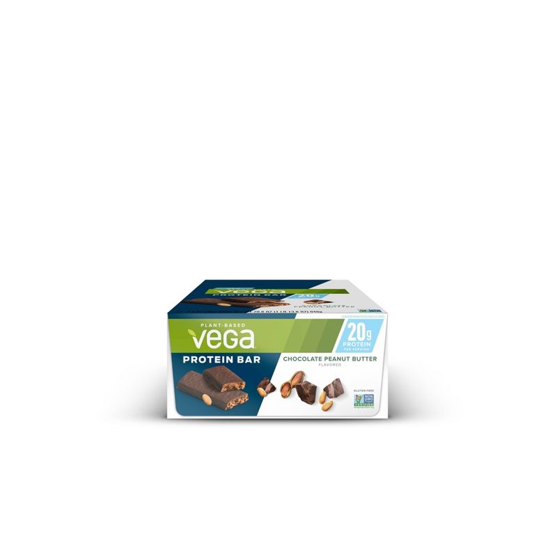 Vega 20g Protein Bars - Chocolate Peanut Butter - 12pk