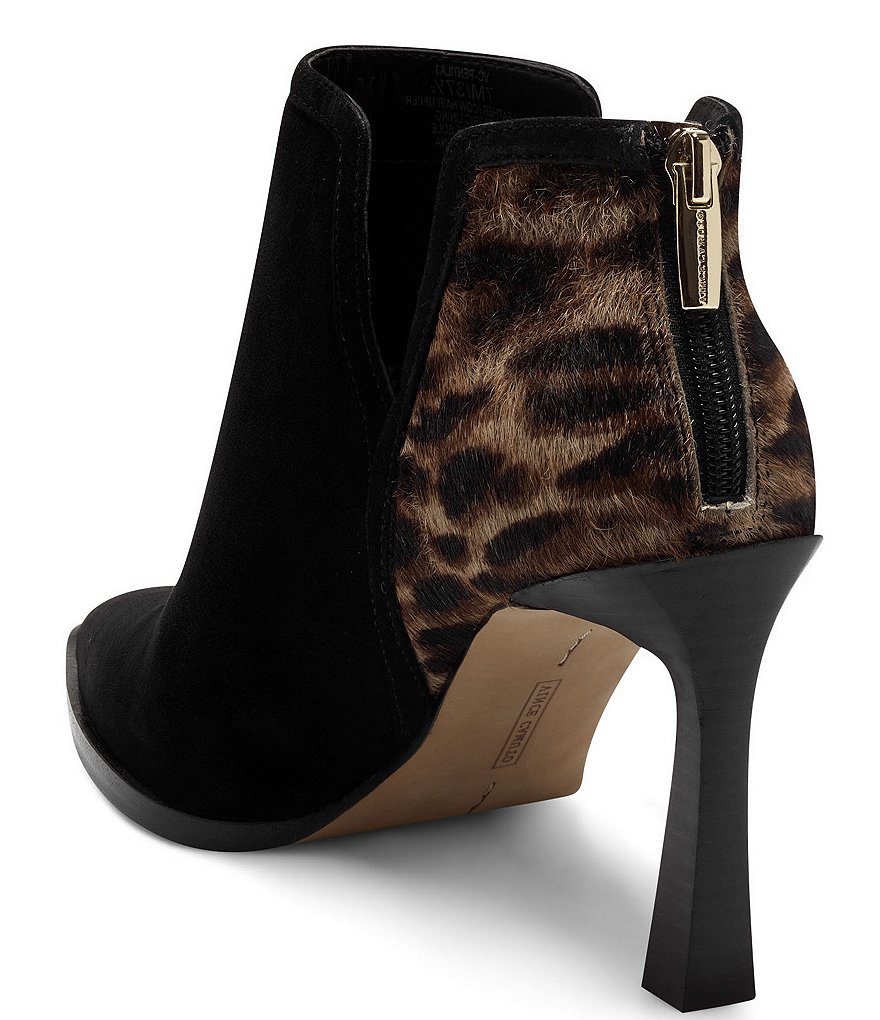 Vince Camuto Pentila Suede And Haircalf Booties