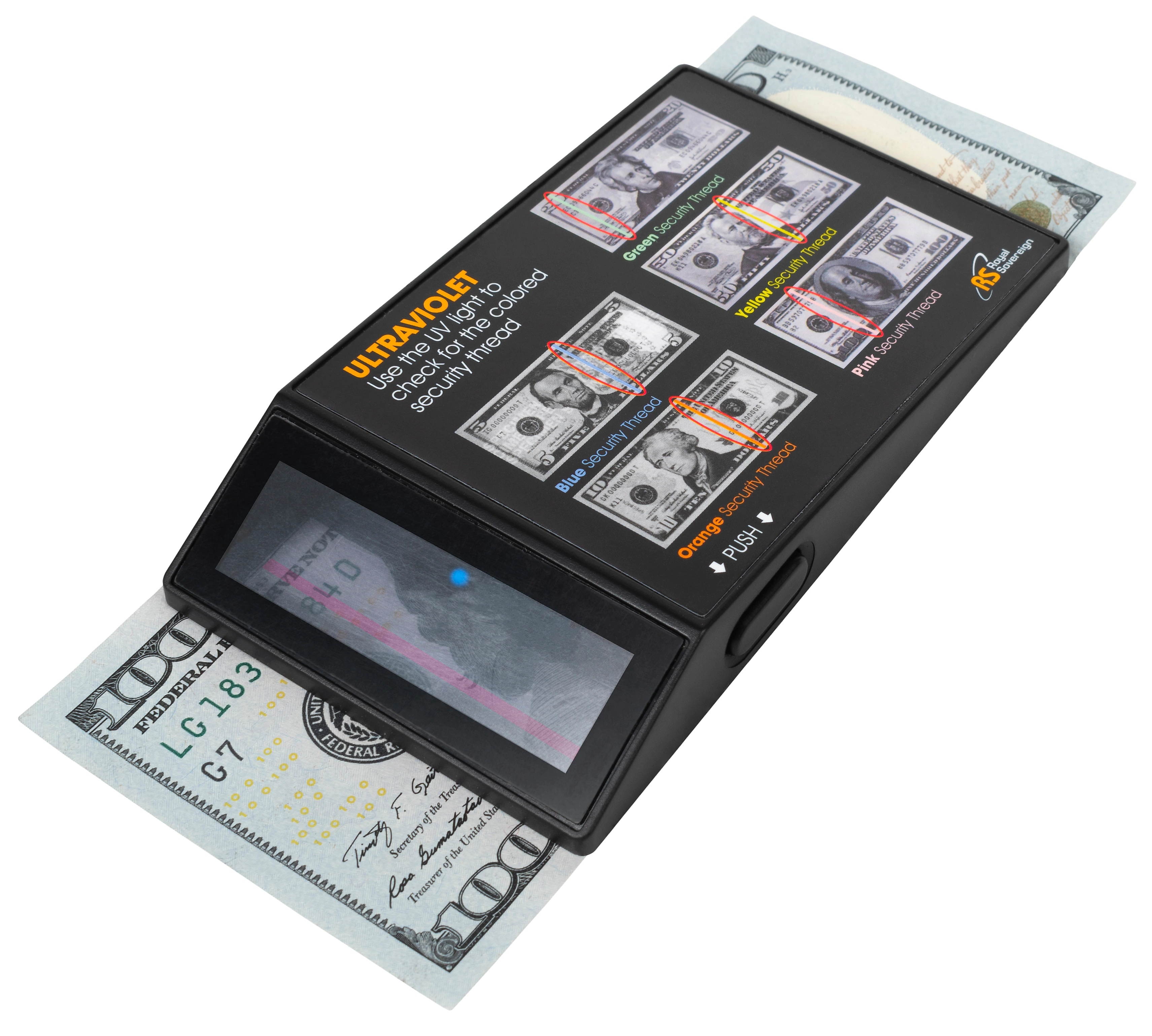 Royal Sovereign RCD-UVP Portable Ultraviolet Counterfeit Detector