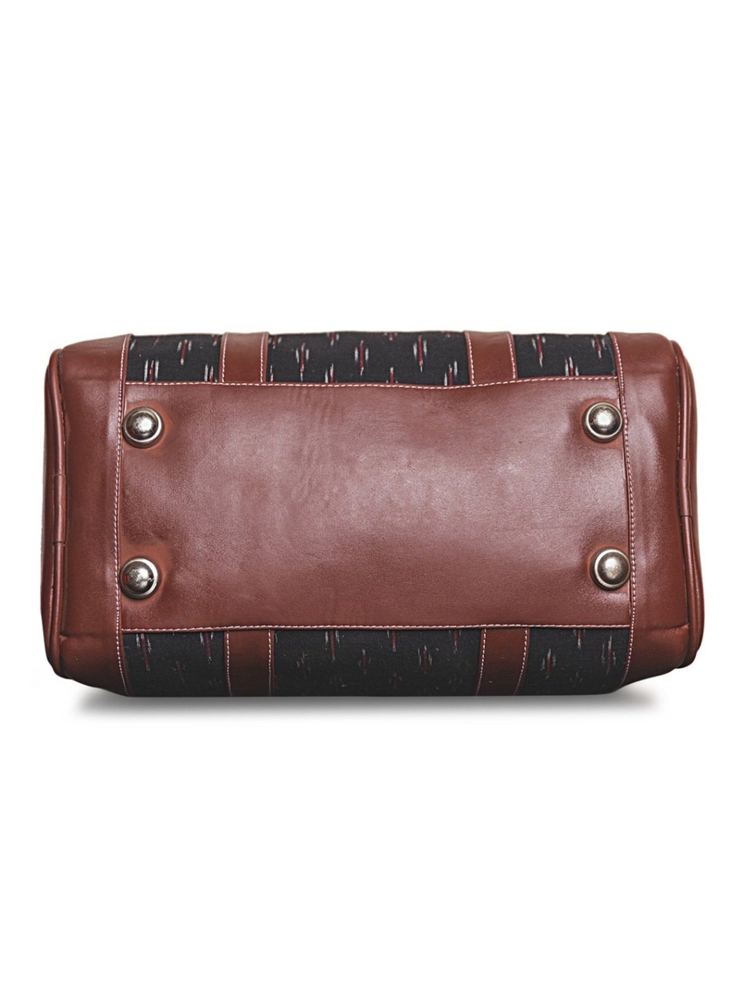 ZOUK Black Printed Medium Duffle Bag