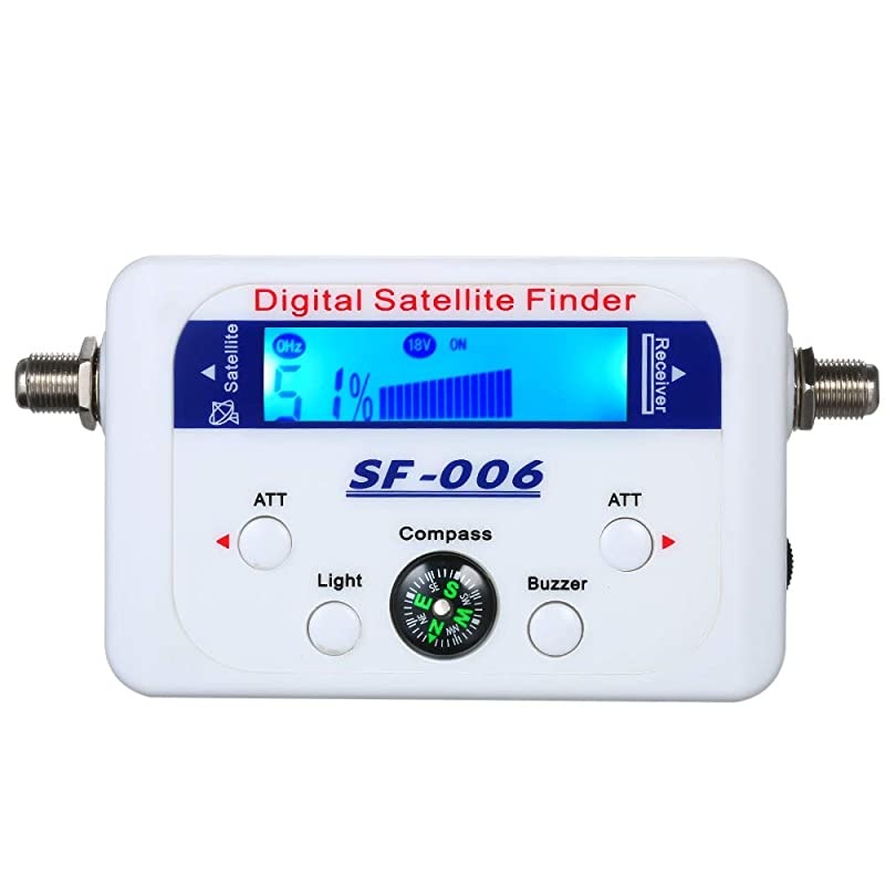 Satellite Signal Meter,  Digital Satellite Finder Satellite Signal Meter Mini Digital Satellite Signal Finder Meter with LCD Display Digital Satfinder with Compass