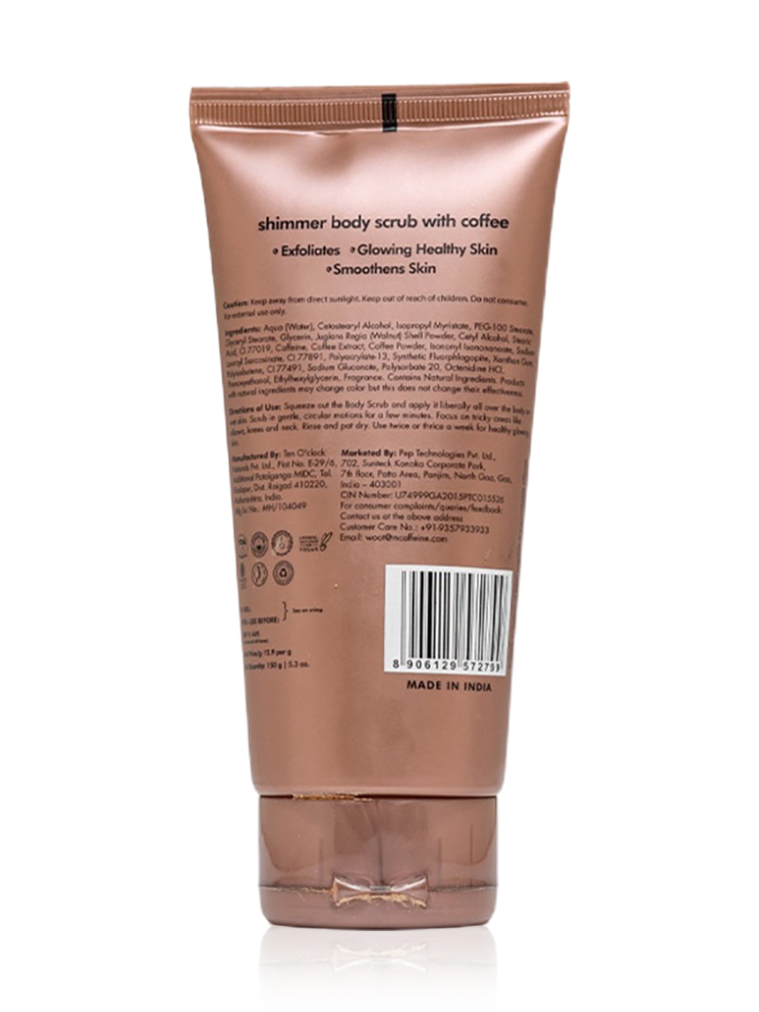 mCaffeine Shimmer Body Polishing Kit