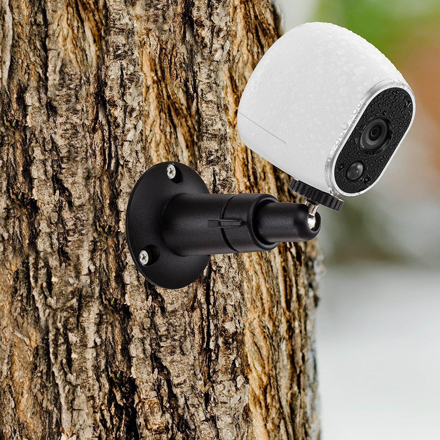 Arlo Camera Mounts (5 pcs Metal-Body/Shaft Black)