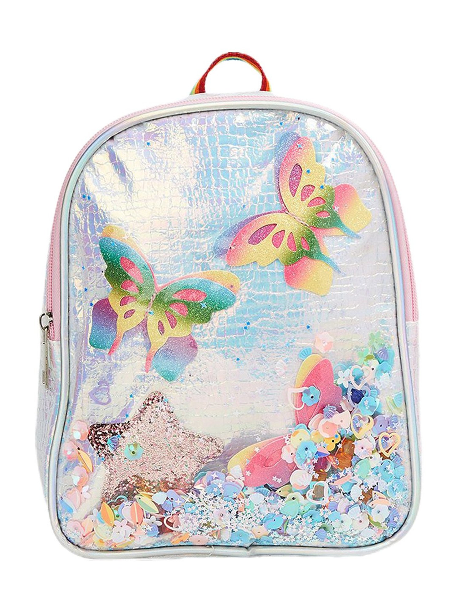 Ginger by Lifestyle Silver Shimmer Backpack