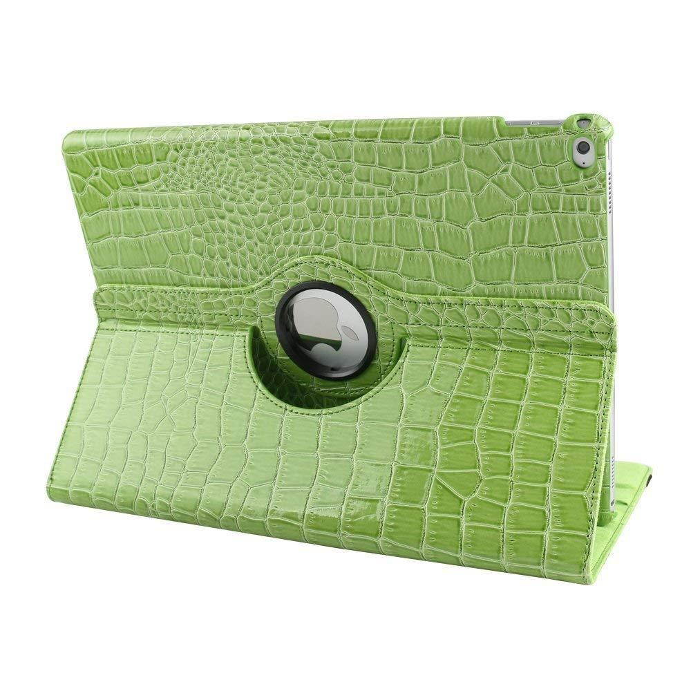 iPad Air Case,TechCode New 360 Degrees Rotating PU Leather Stand Smart Case Cover Polka Dot Pattern Case for iPad Air/iPad 5 9.7 inch