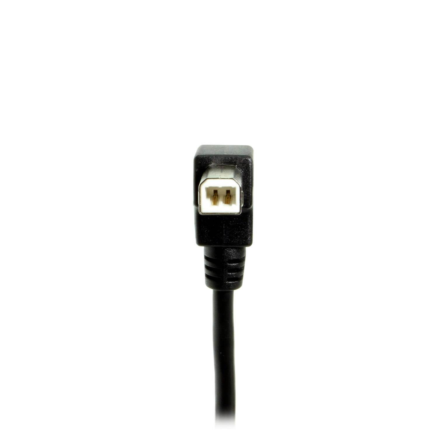 USBGear 0.5m USB 2.0 Cable High-Speed type A to B Down Angle