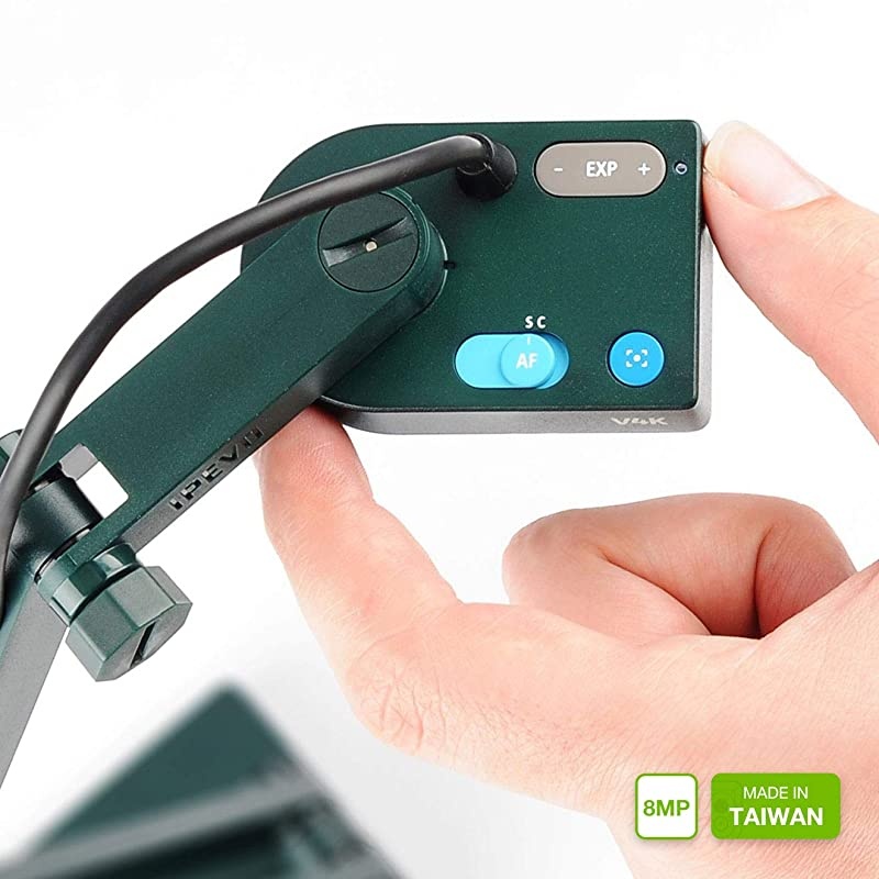 V4K Ultra High Definition 8MP USB Document Camera &mdash; Mac OS, Windows, Chromebook Compatible for Live Demo, Web Conferencing, Distance Learning, Remote Teaching