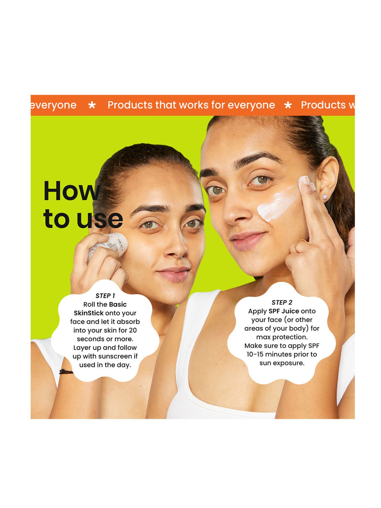 FAE Beauty SPF 50++ Sunscreen and Serum Stick Bundle