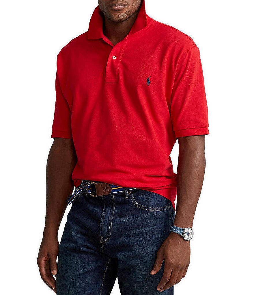Cutter & Buck Big & Tall Prospect Textured Performance Stretch Short-Sleeve Polo Shirt